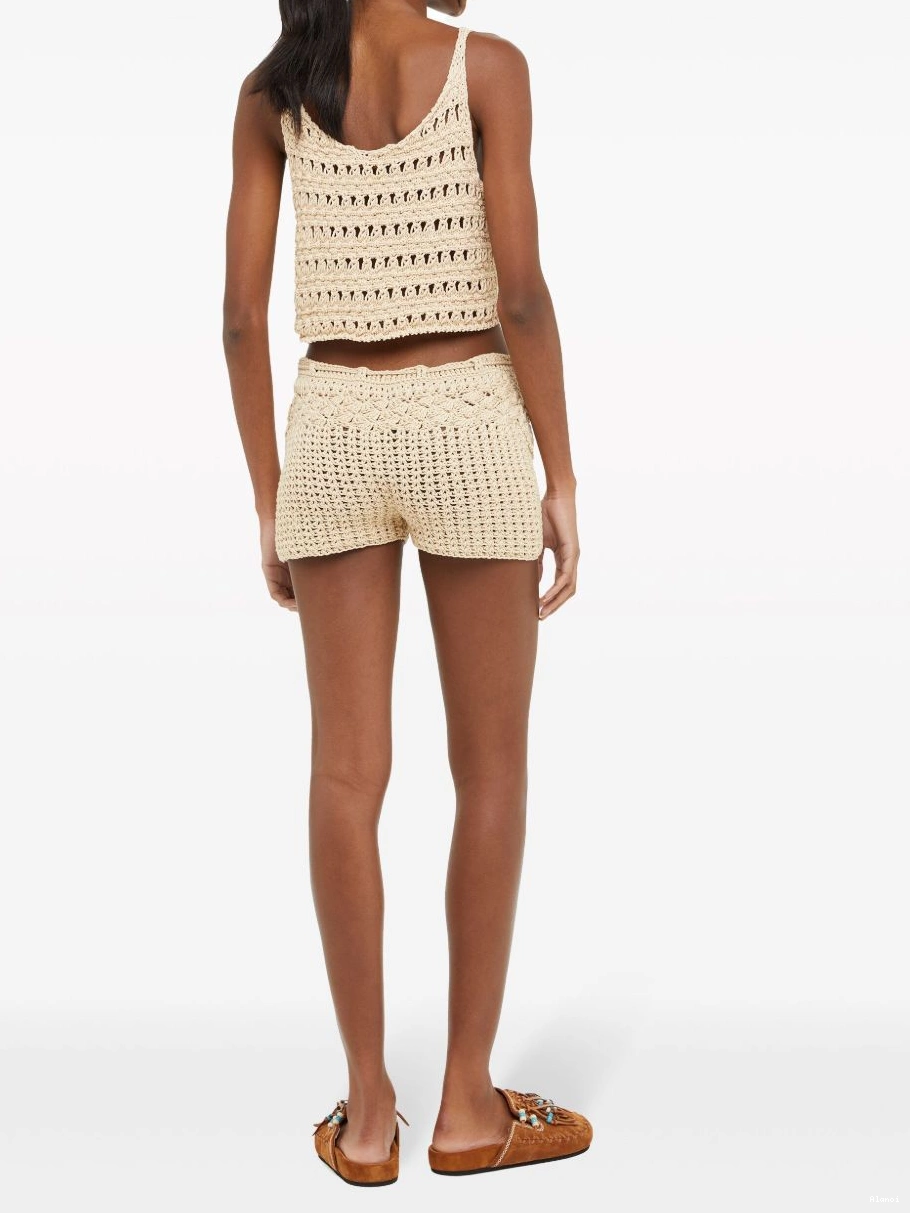 Affordable cotton woven shorts Women Alanui Conch Shell 0731